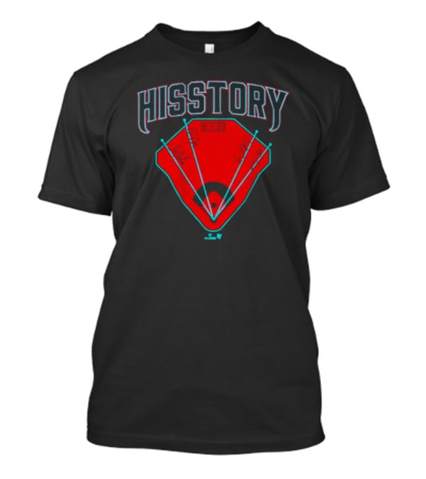 Arizona Baseball Hisstory Home Run Milestone T-Shirt