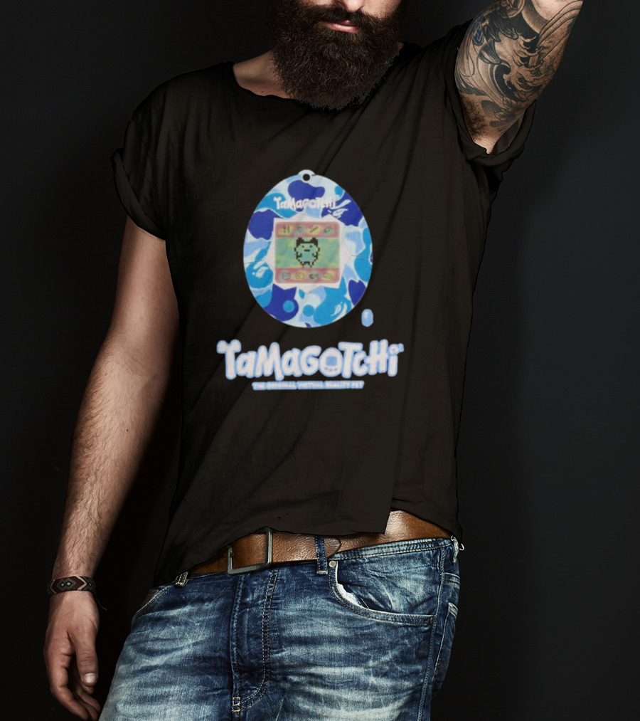 Tamagotchi Bape Collaboration The Original Virtual Reality Pet T-Shirt