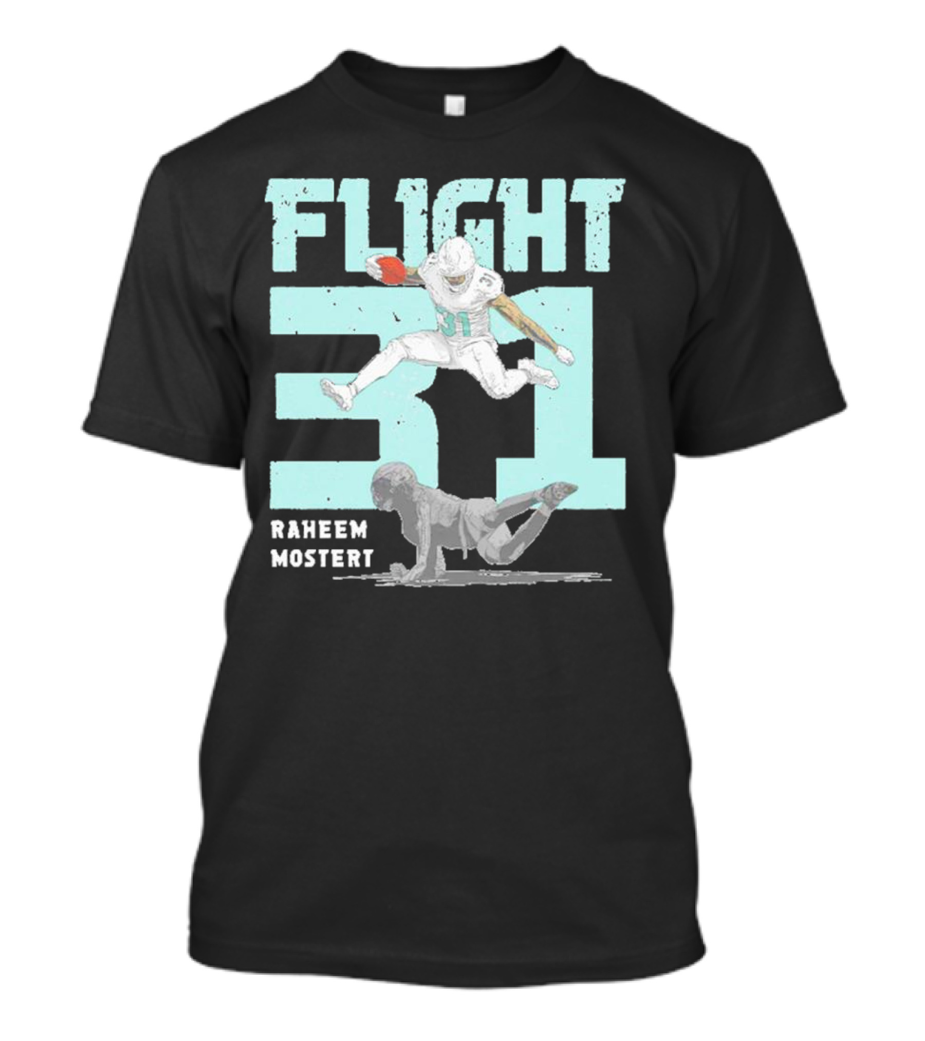 Raheem Mostert Flight 31 Miami Football T-Shirt
