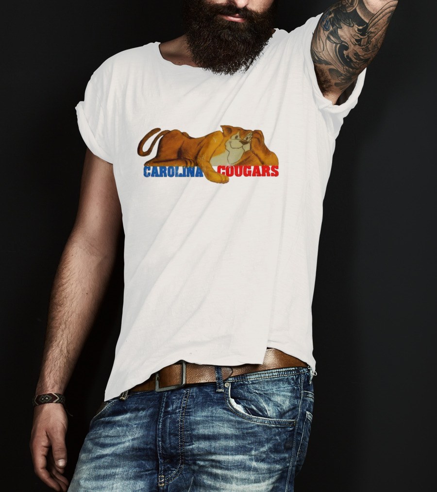 Carolina Cougars Vintage Mascot Retro T-Shirt