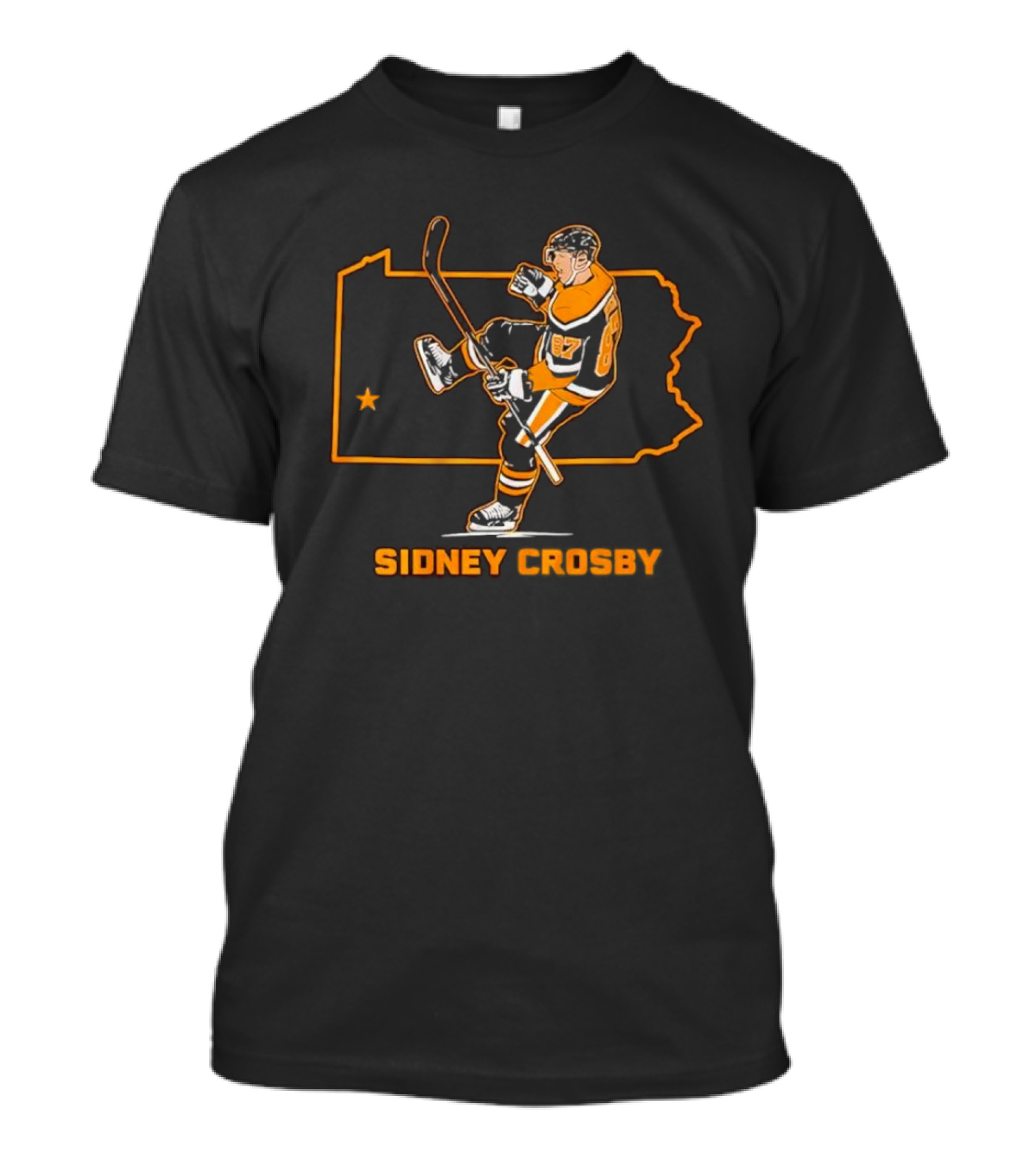 Sidney Crosby Pennsylvania Hockey Star T-Shirt