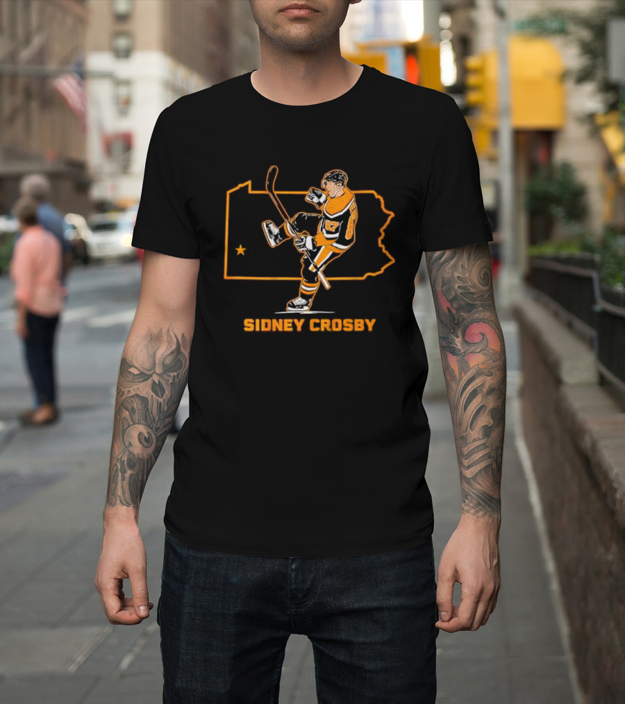 Sidney Crosby Pennsylvania Hockey Star T-Shirt
