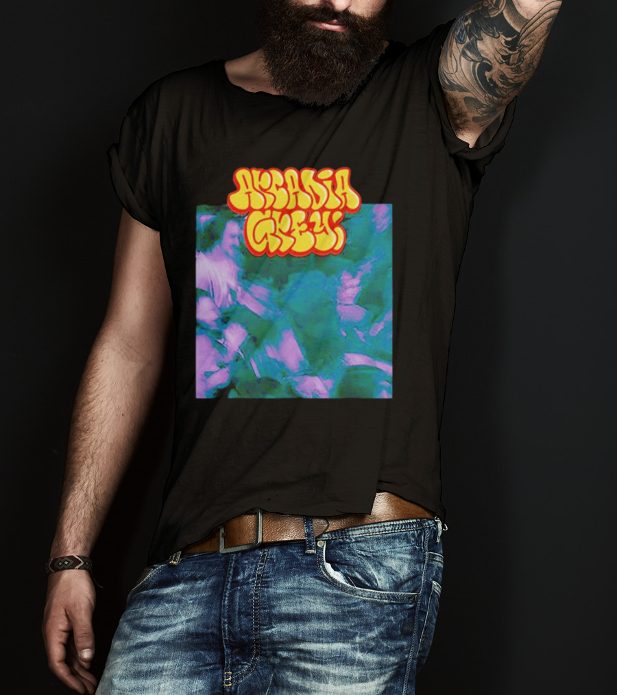 Arcadia Grey Graffiti Smart Punk Concept Psychedelic Vibes T-Shirt