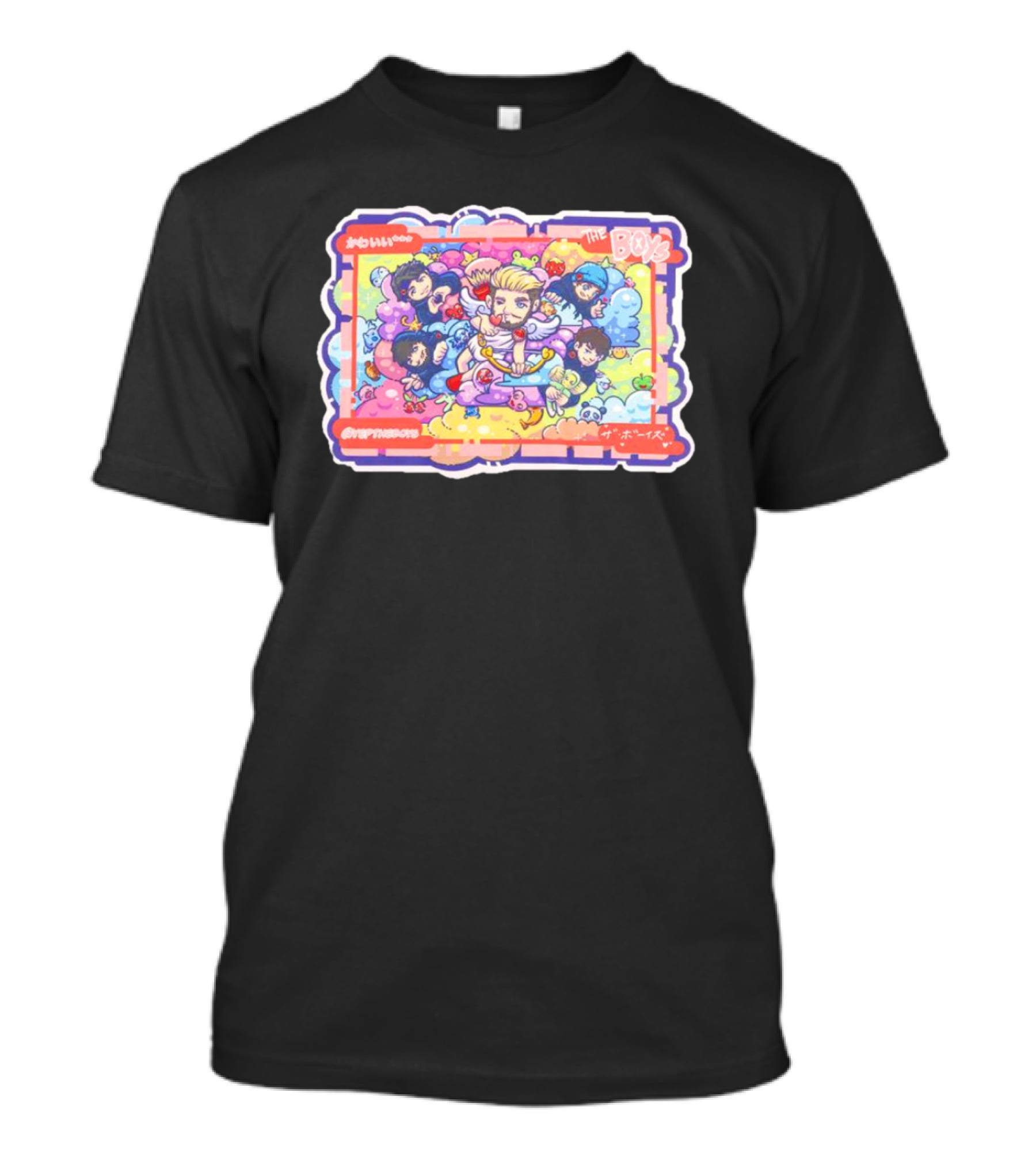 The Boys Bromance Anime Style Colorful Adventure T-Shirt