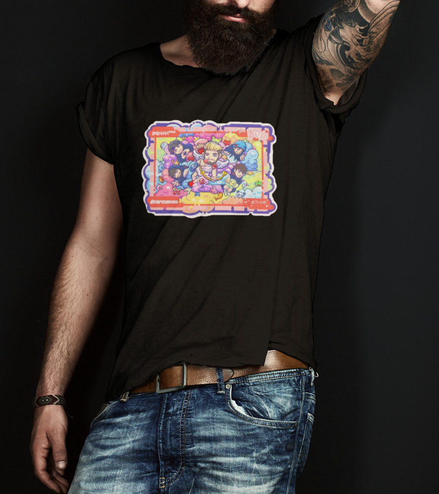 The Boys Bromance Anime Style Colorful Adventure T-Shirt