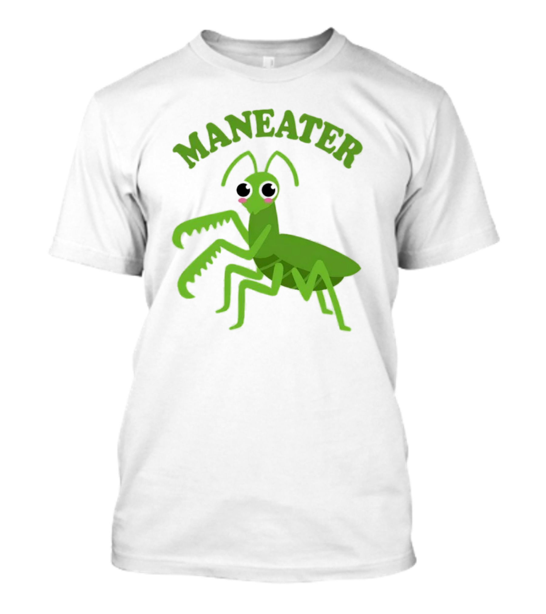 Maneater Praying Mantis Cartoon T-Shirt