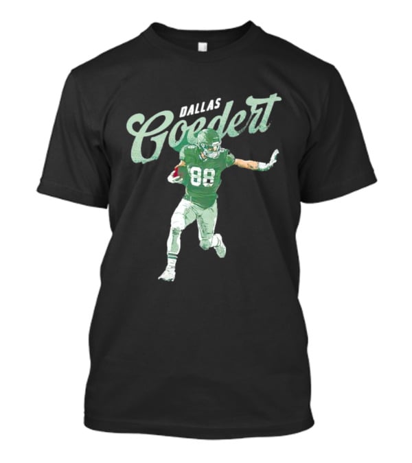Dallas Goedert Philadelphia Eagles Football Player 88 Action Pose T-Shirt