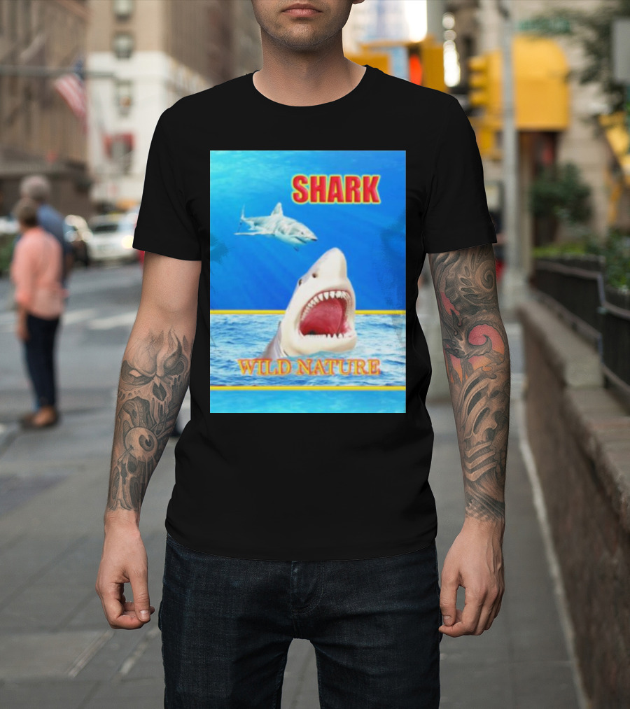 SHARK Wild Nature Ocean Depths Adventure T-Shirt