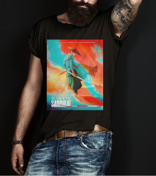 Blue Eye Samurai Logan Blade Runner 2049 Netflix November 3 T-Shirt