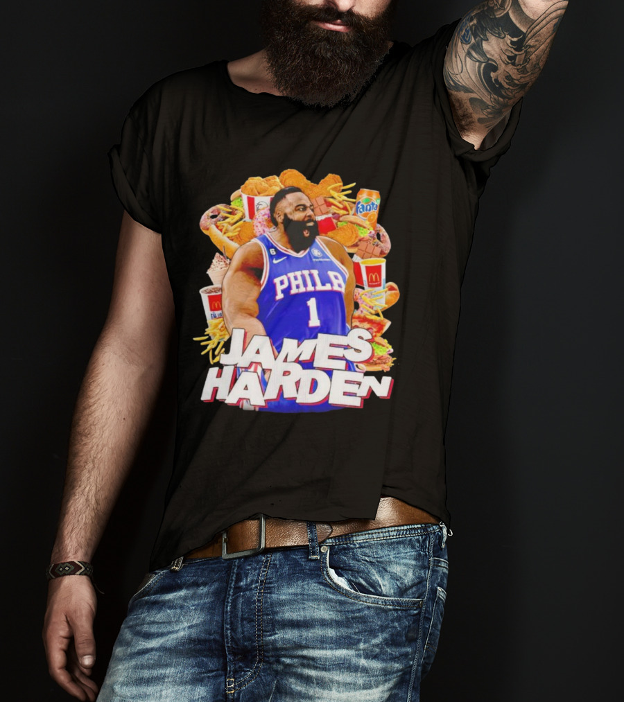 James Harden Philly Fast Food McDonald's Fanta T-Shirt