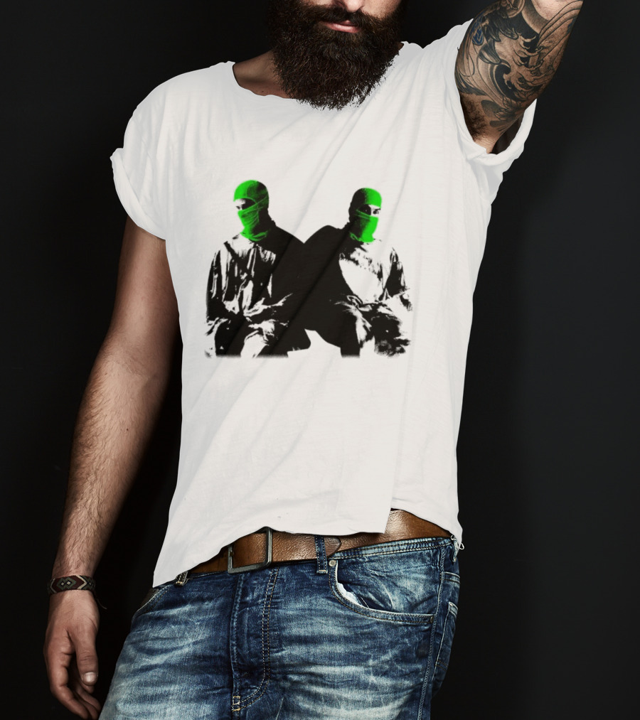 Mansionz Mask Green Neon Duo T-Shirt