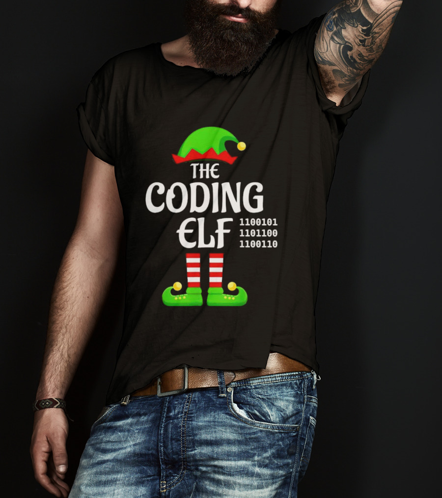 The Coding ELF 1100101 1101100 1101110 T-Shirt