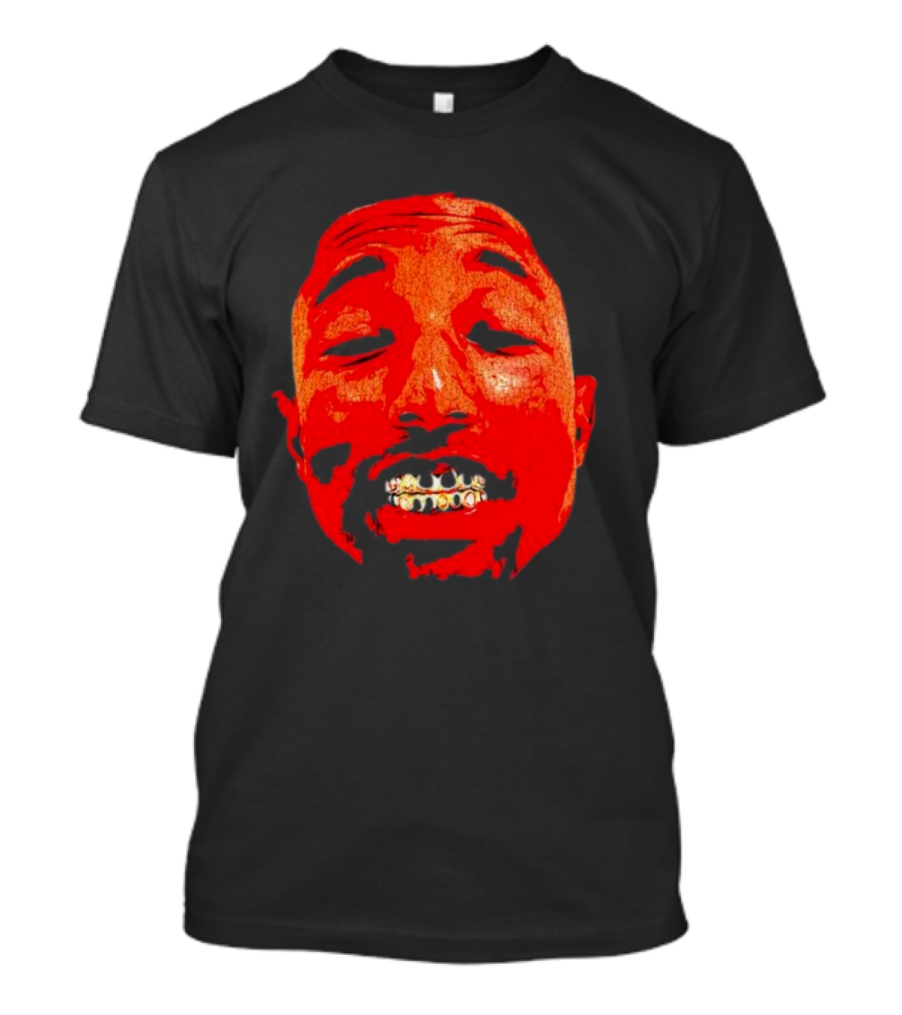 Pharrell Suicide Wrist Red Tee Face Grills T-Shirt