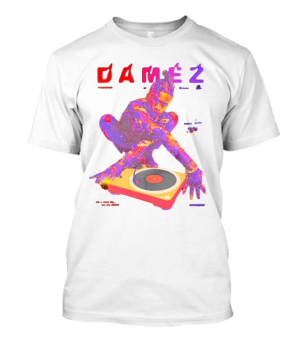 Damez Presents HIPHOP50 Vibrant Turntable Experience T-Shirt
