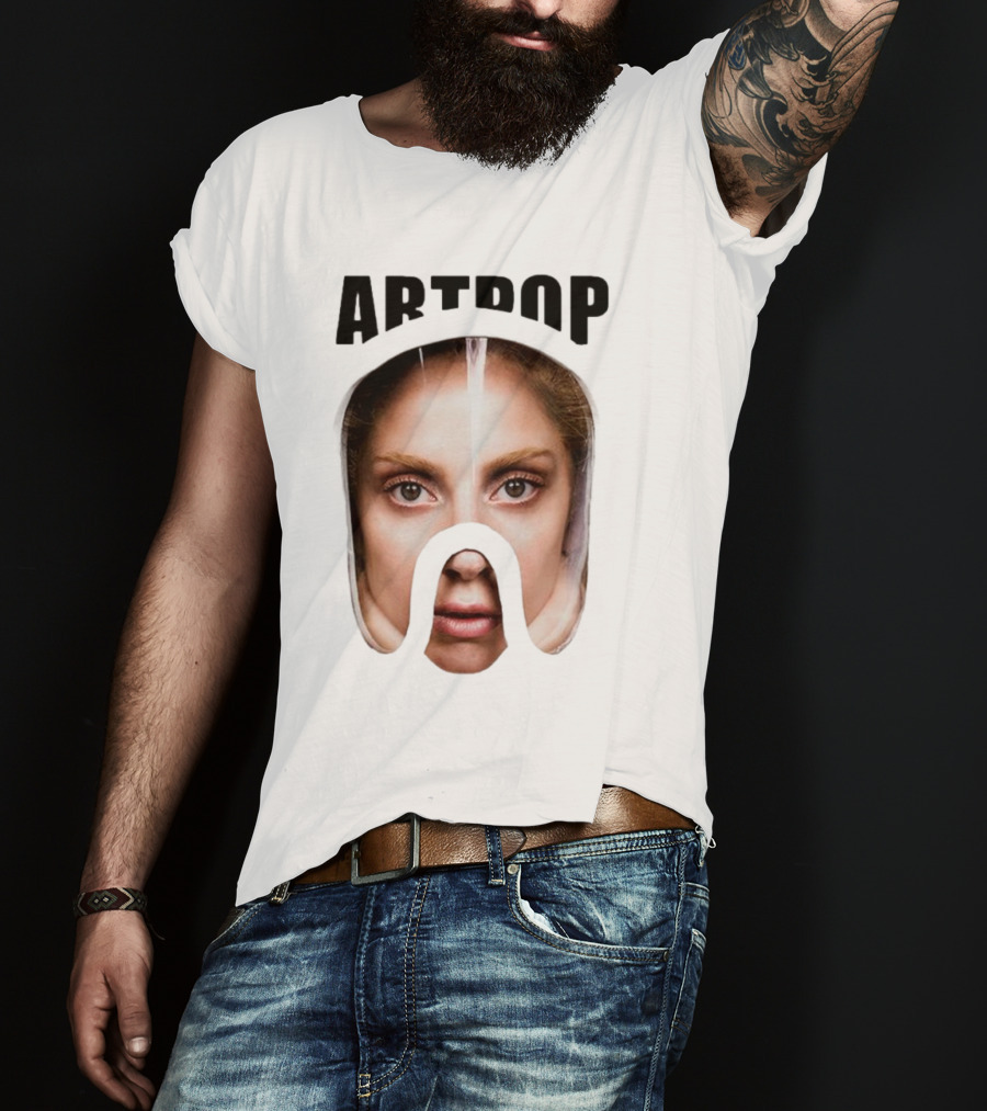 Lady Gaga Artpop Face Mask T-Shirt