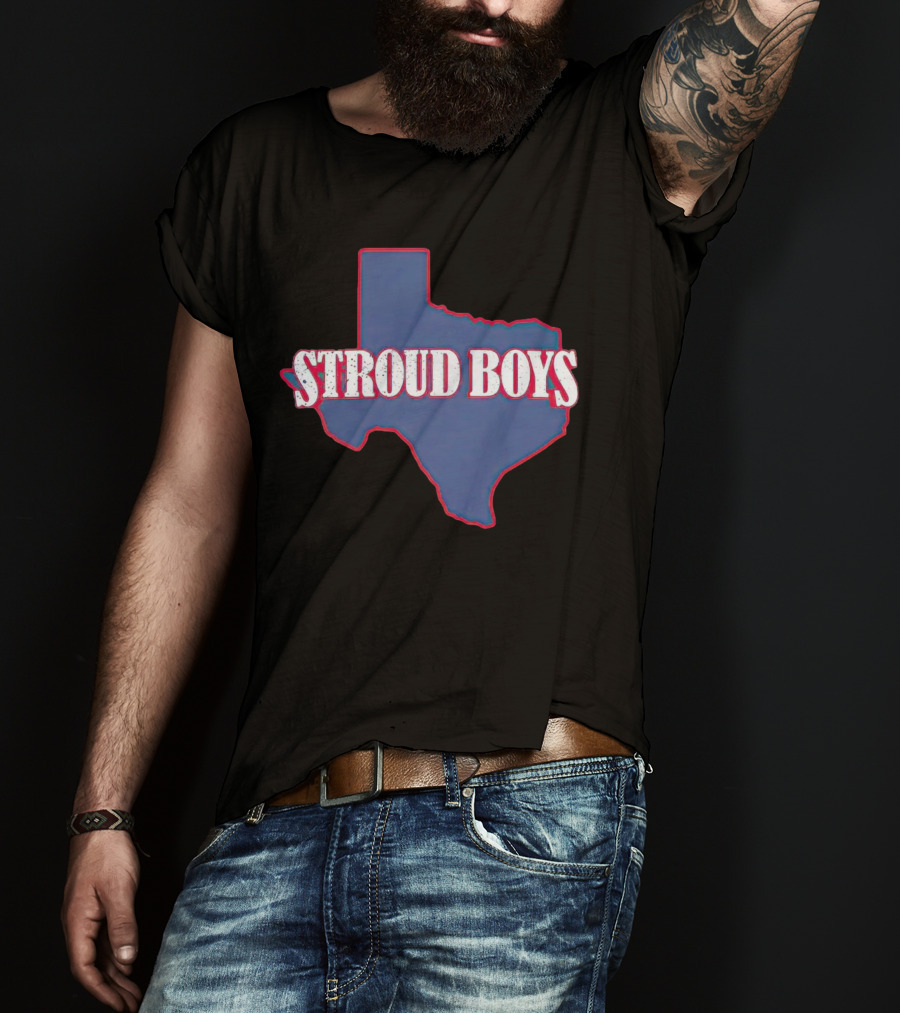 Texas Stroud Boys Texas Map T-Shirt