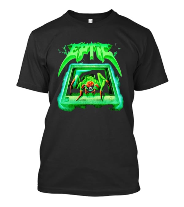 Eptic Interweb Vintage Spider On Screen T-Shirt