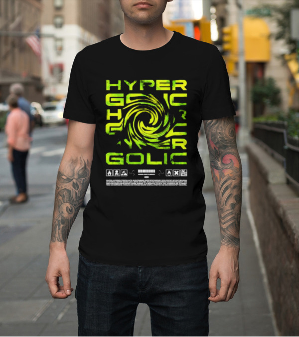 Shirt: HYPERGOLIC SAFETY WARNING SYMBOLS SWIRL TEXT T-Shirt HYPERGOLIC SAFETY WARNING SYMBOLS SWIRL TEXT T-Shirt