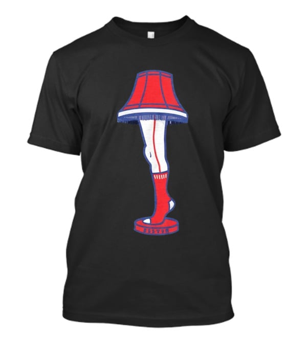 Boston Red Sox Leg Lamp Holiday T-Shirt
