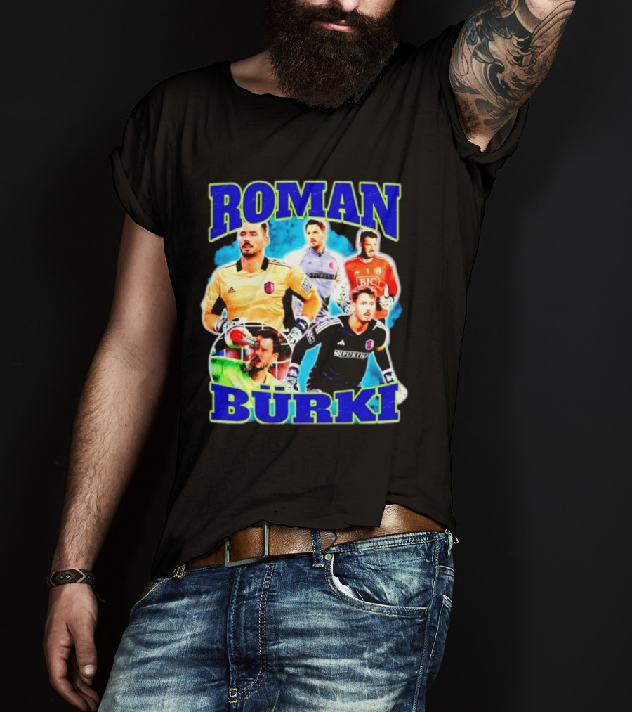 Roman Bürki Soccer Goalkeeper Collage Bootleg T-Shirt