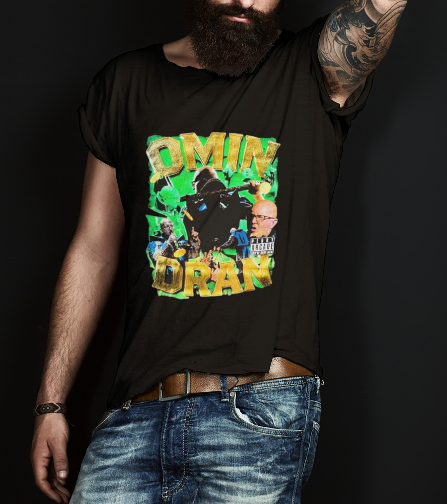 OMIN DRAN Arcade Vintage Parental Advisory T-Shirt