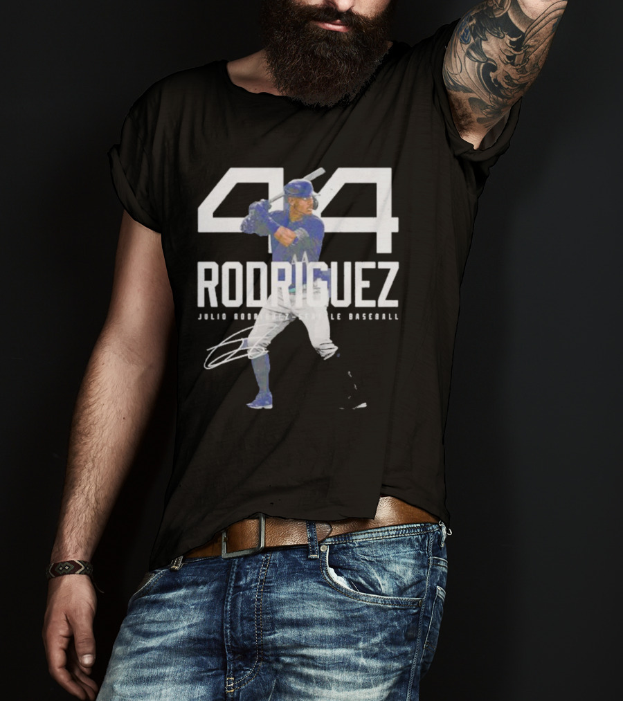 44 Rodriguez Julio Rodriguez Seattle Baseball T-Shirt