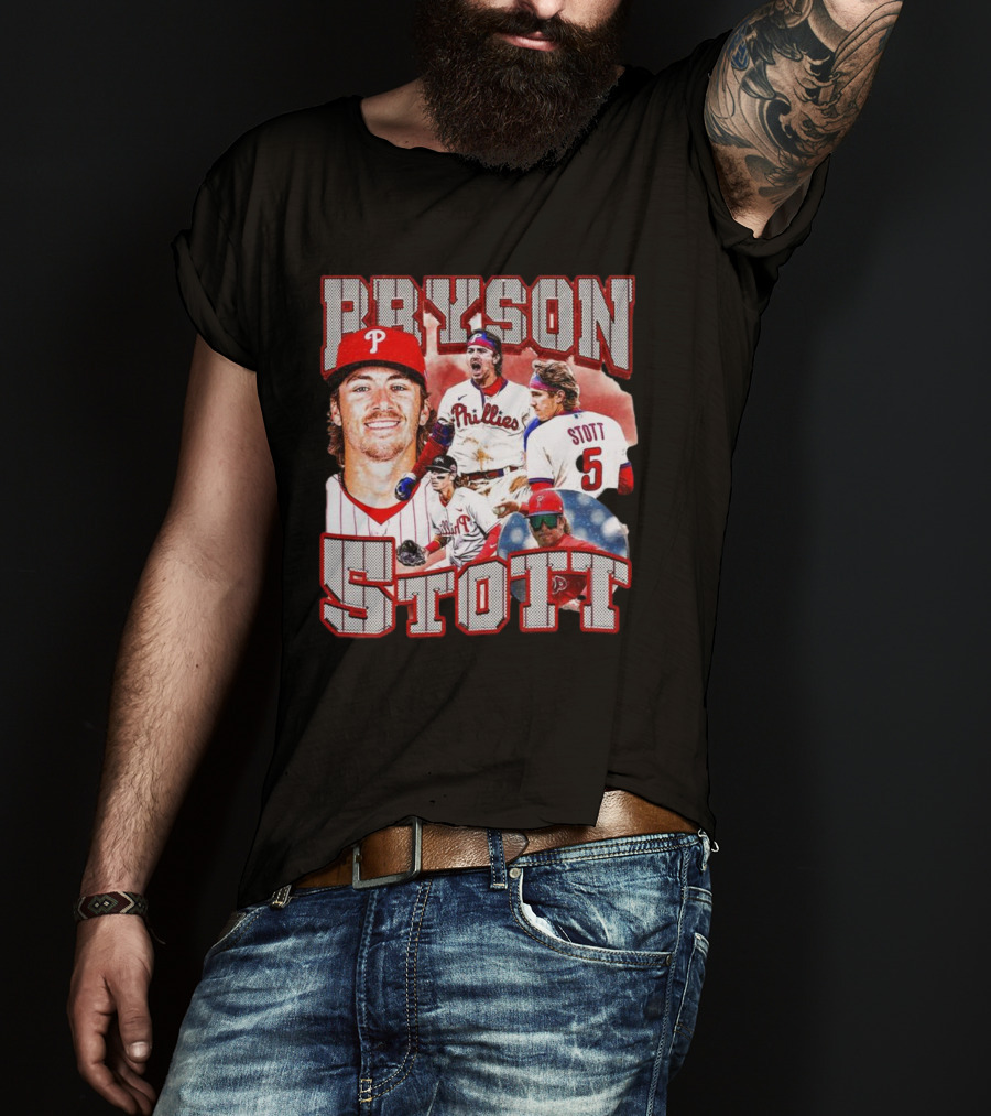 Bryson Stott Philadelphia Phillies Baseball Player T-Shirt