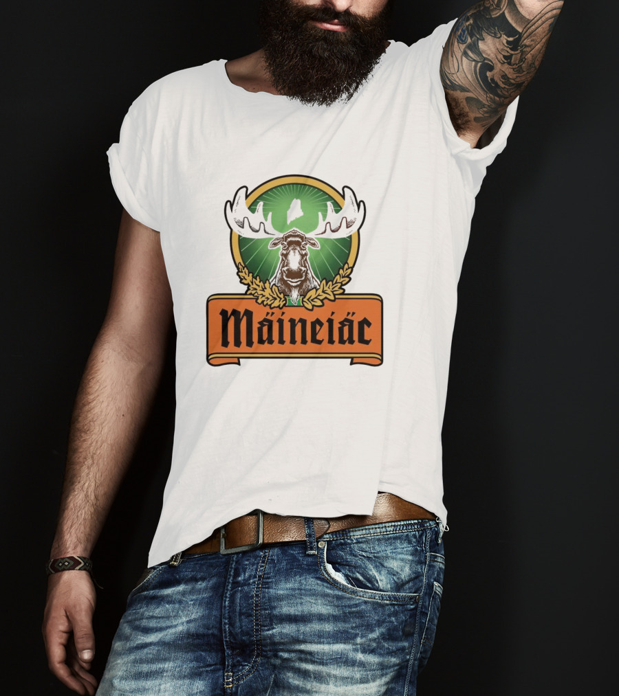 Jagermeister Maineiac Moose Maine T-Shirt