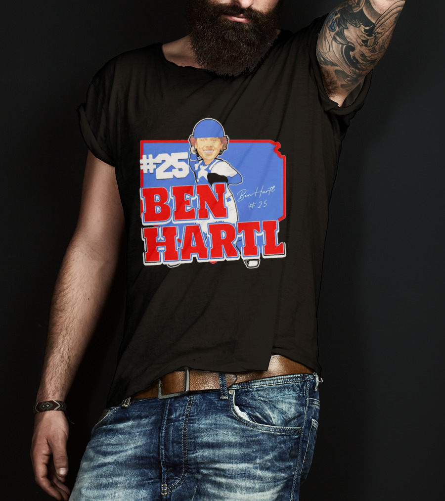 25 Ben Hartl Cartoon Signature T-Shirt