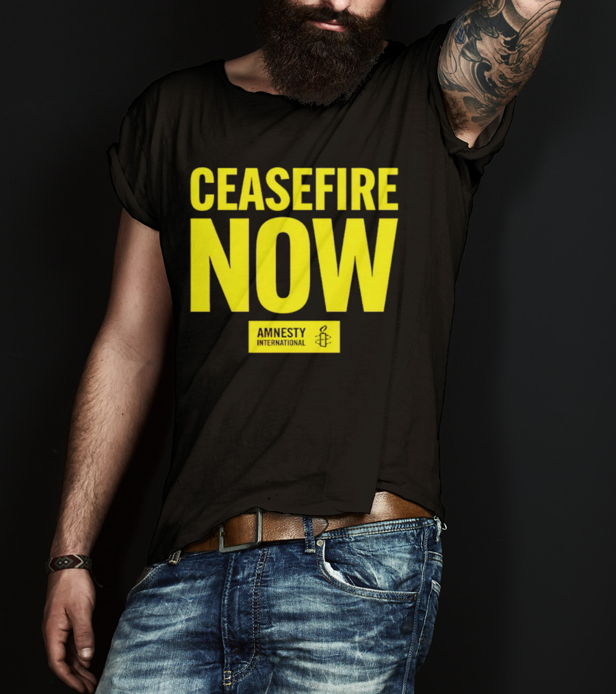 Ceasefire Now Amnesty International T-Shirt