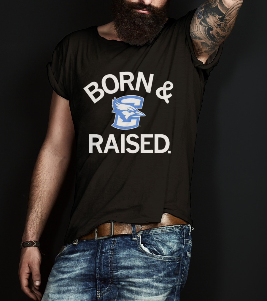 Creighton Bluejays Born And Raised T-Shirt