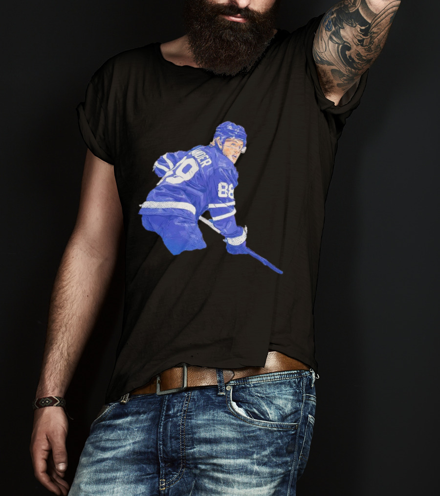 William Nylander Toronto Hockey Player Blue Jersey 88 T-Shirt