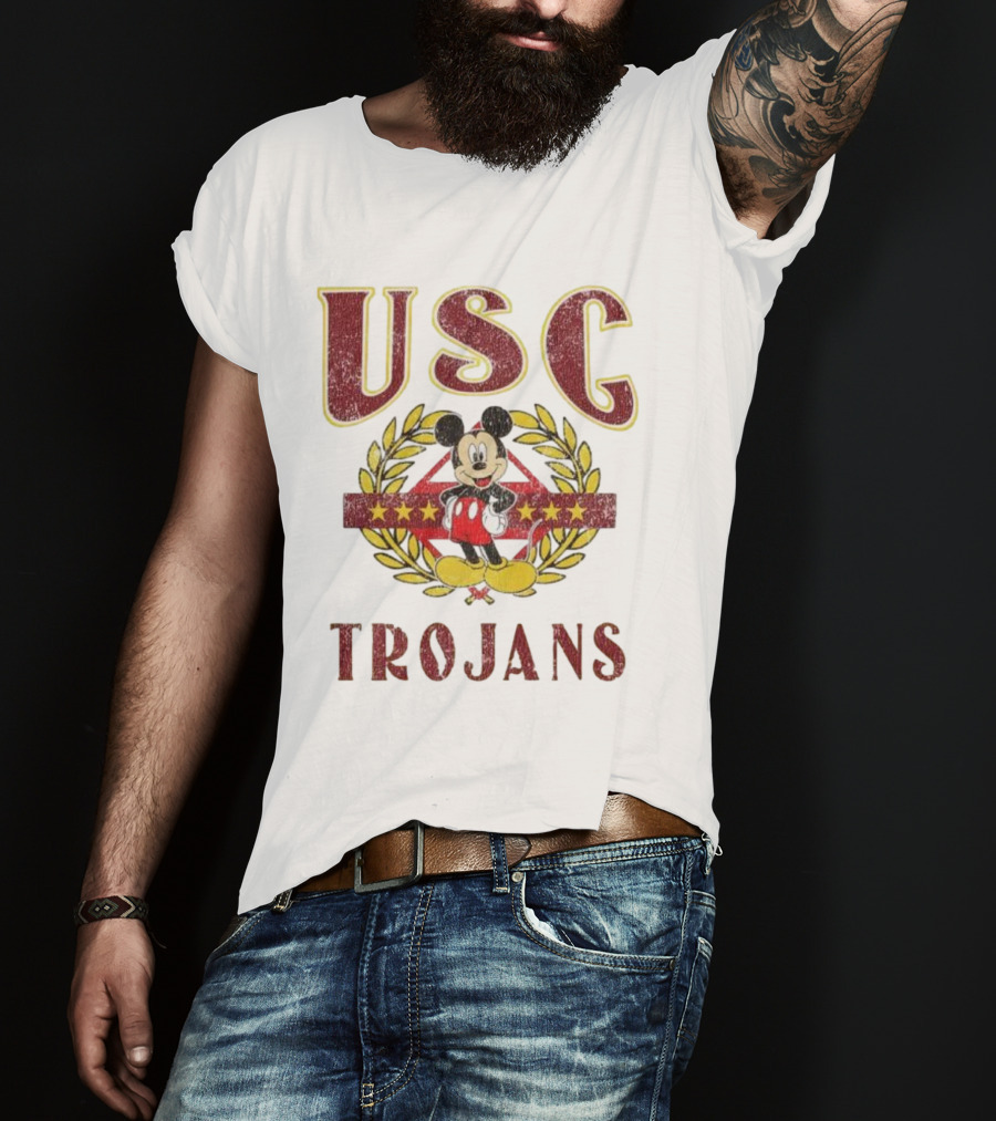 USC Trojans Disney Mickey Mouse T-Shirt