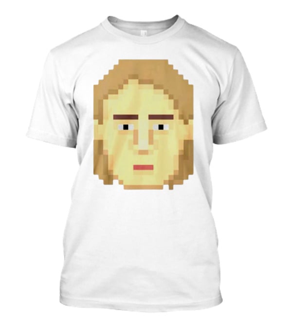 Dadi Freyr Pixel Art 8 Bit Style Face T-Shirt
