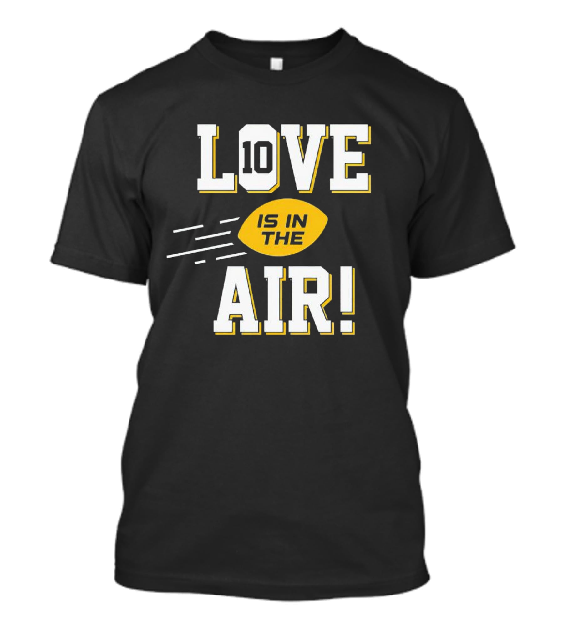 Green Bay Packers Love 10 Is In The Air Football T-Shirt