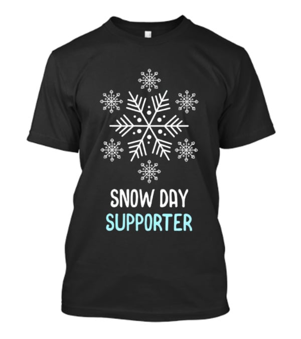Snowflake Snow Day Supporter Christmas T-Shirt