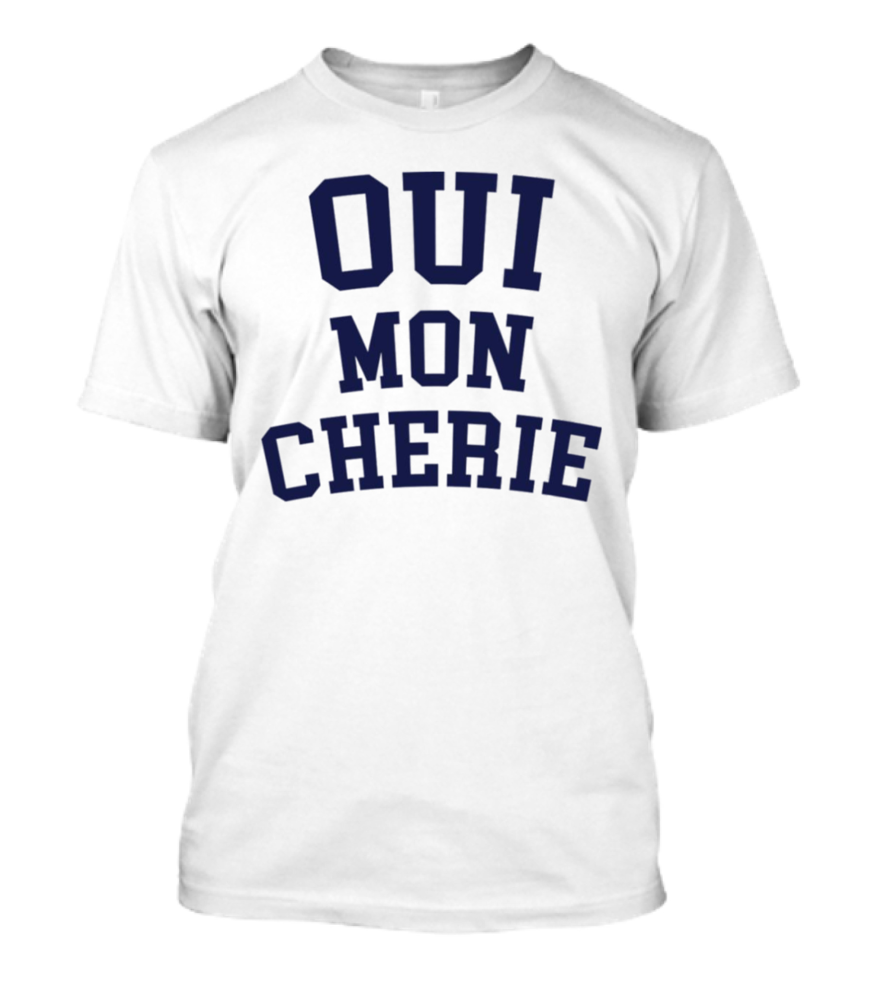 Oui Mon Cherie Retro Varsity T-Shirt