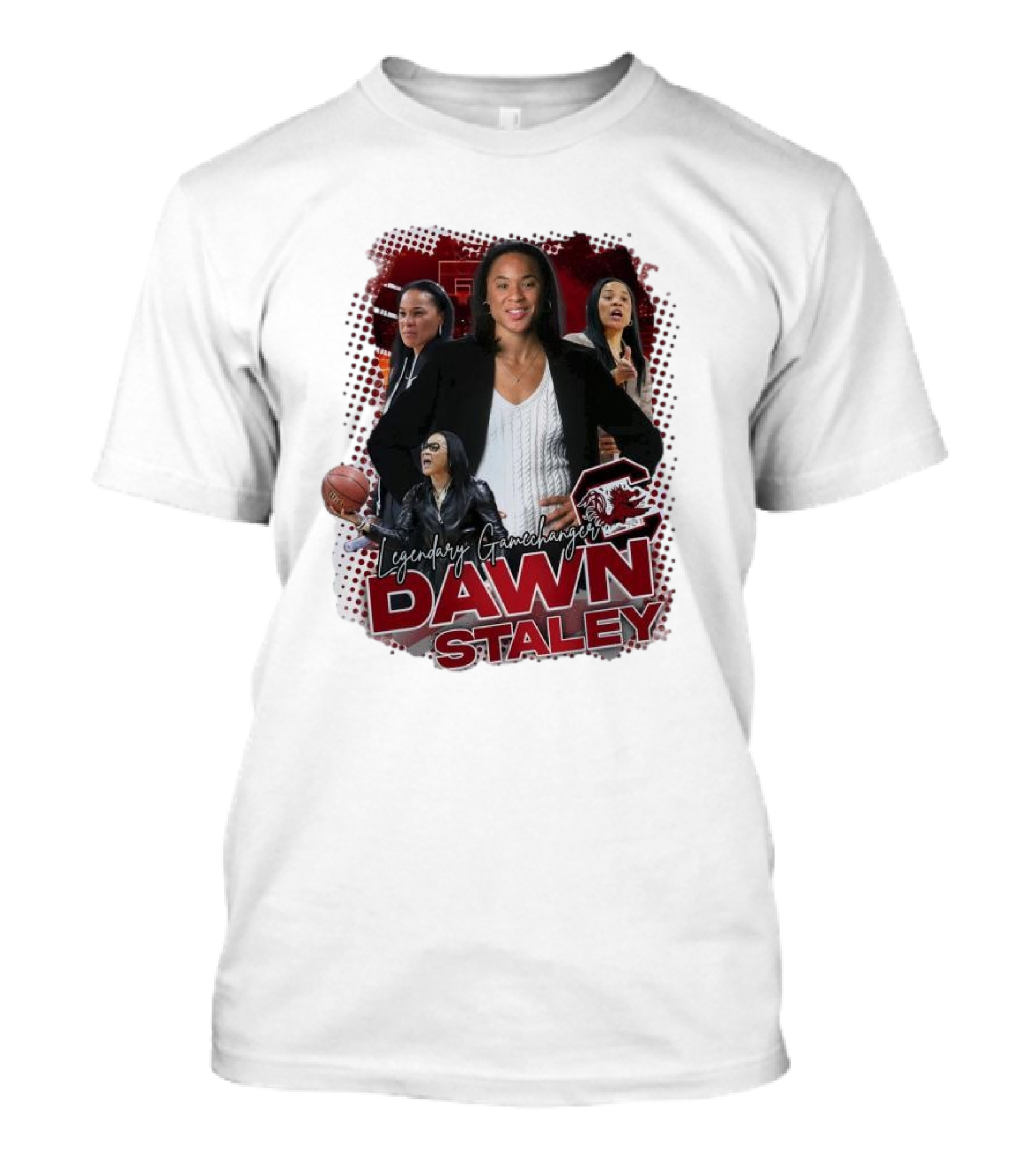 Legendary Gamechanger Dawn Staley Carolina Gamecocks Women Basketball NCAA T-Shirt