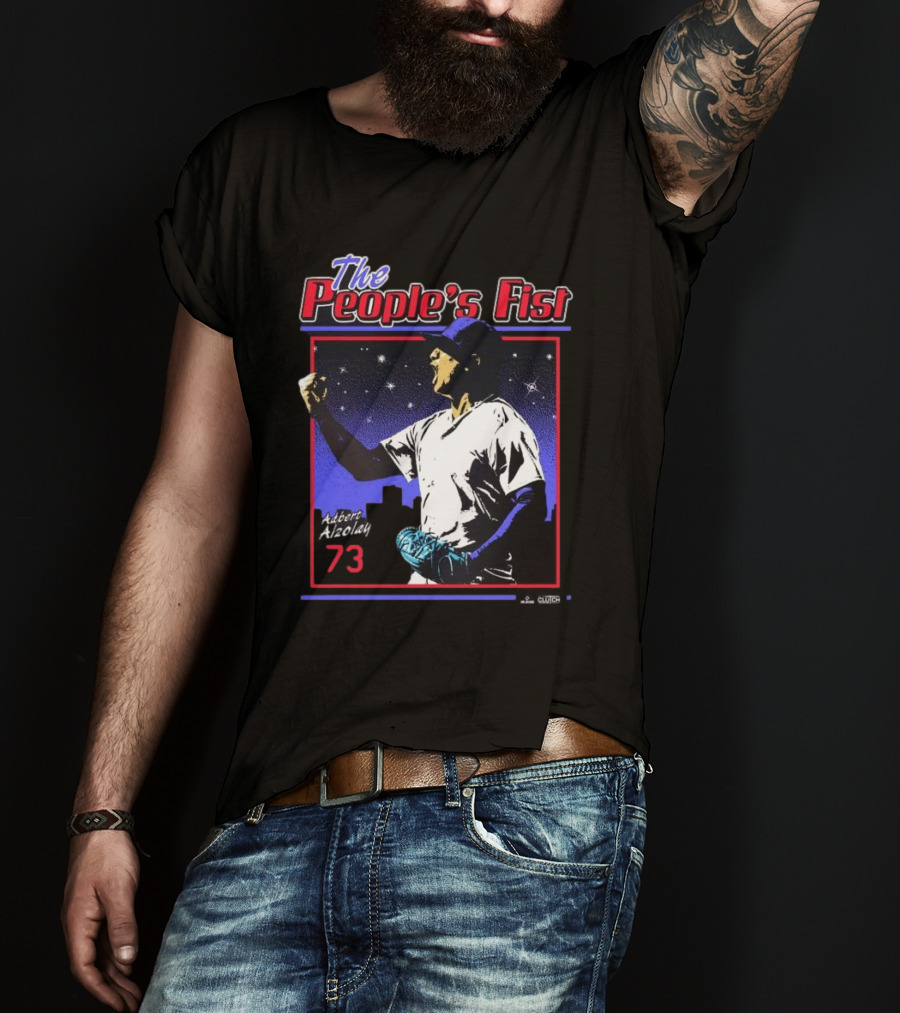 The People's Fist Adbert Alzolay 73 Baseball Hero T-Shirt