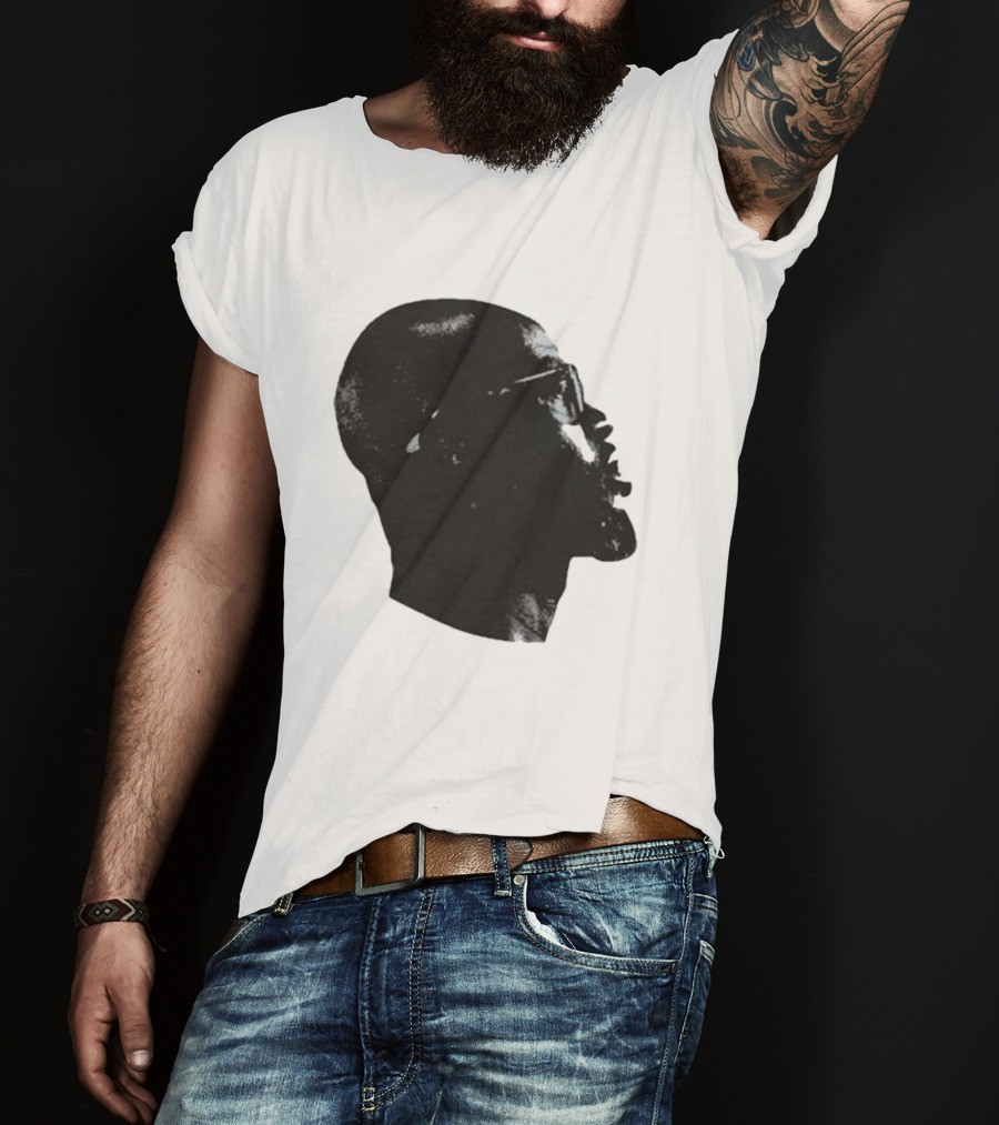 Black Coffee Black On Silhouette Profile T-Shirt