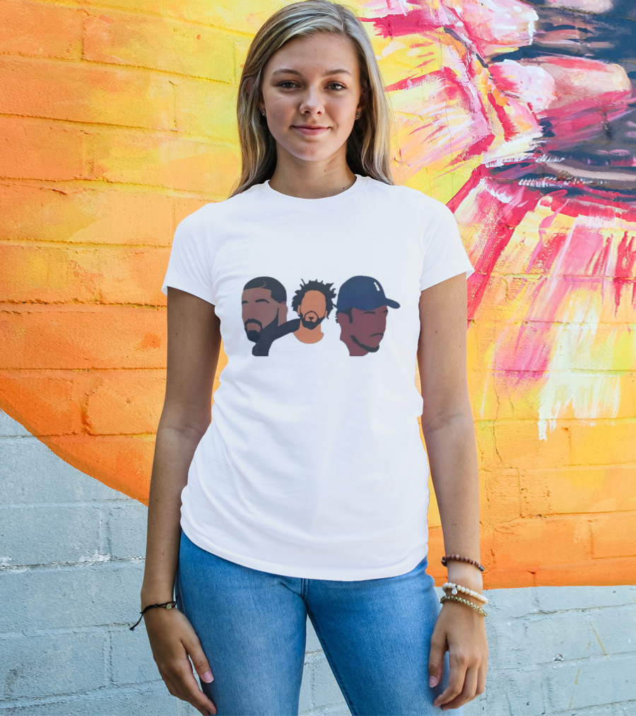 Drake J Cole Kendrick Lamar Retro Rapper Star T-Shirt