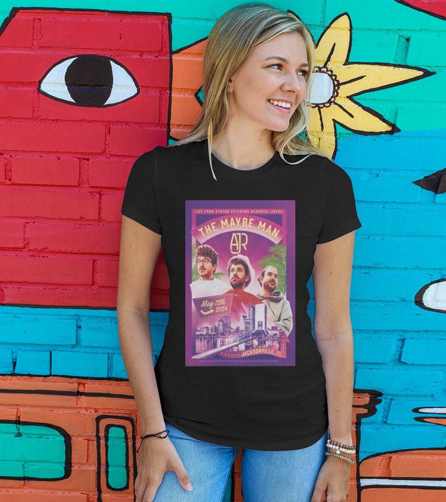 Live From Vystar Veterans Memorial Arena The Maybe Man Ajr Jacksonville FL May 12Th T-Shirt