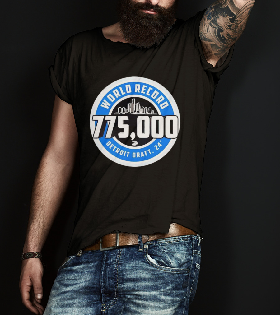World Record 775000 Detroit Draft 24' T-Shirt