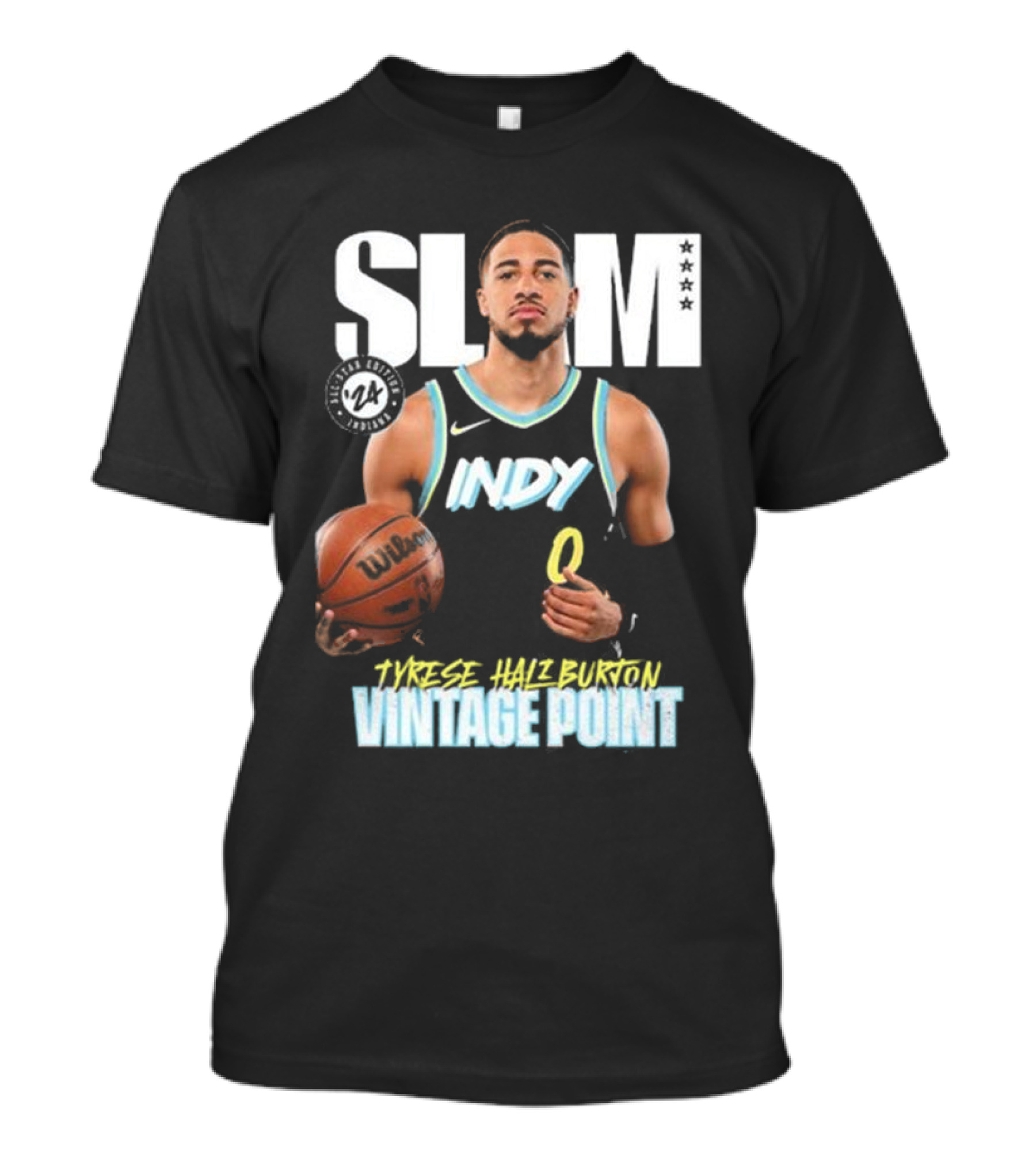 SLAM All-Star Vintage Point Tyrese Haliburton Indy Vol 4 T-Shirt