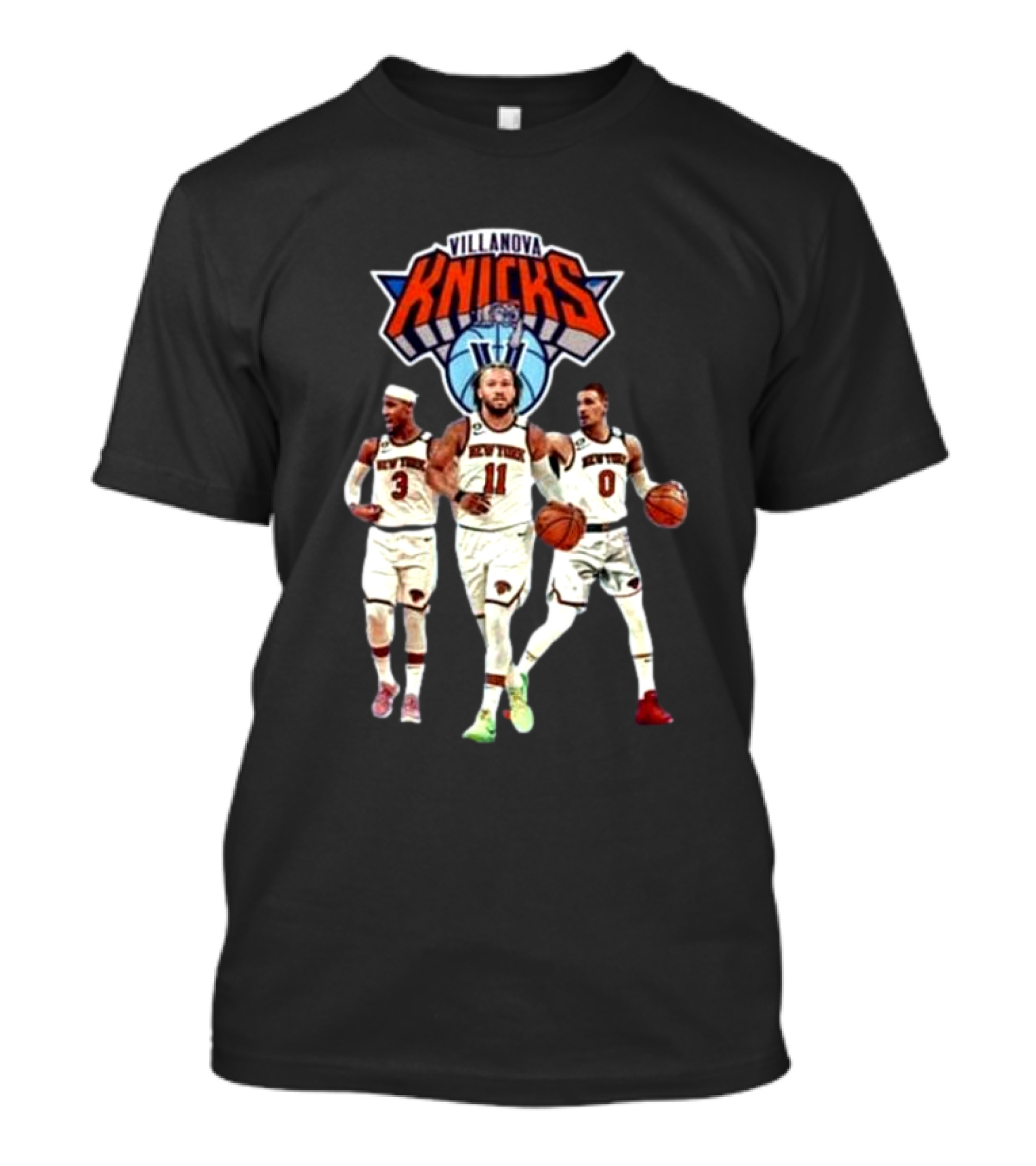 Villanova Knicks Josh Hart Jalen Brunson Donte DiVincenzo T-Shirt