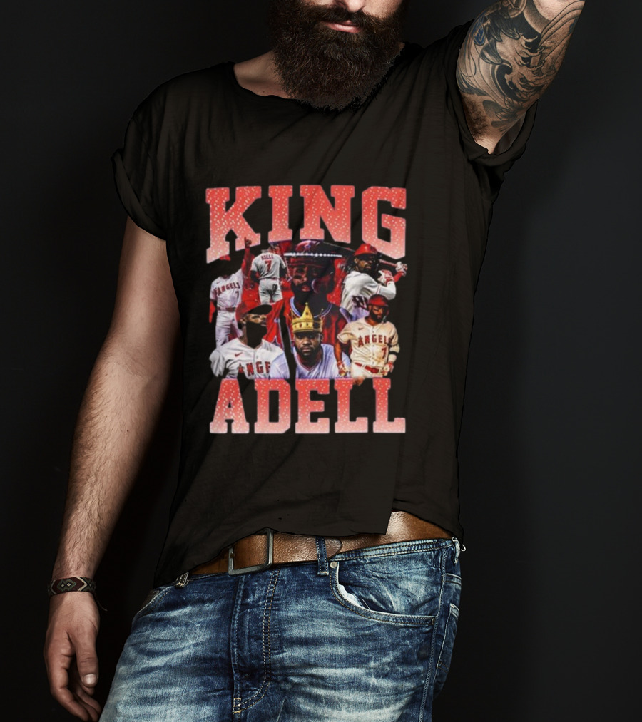 King Adell Angels Baseball Iconic Moments T-Shirt