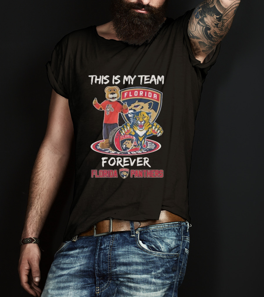 This Is My Team Forever Florida Panthers Mascot T-Shirt