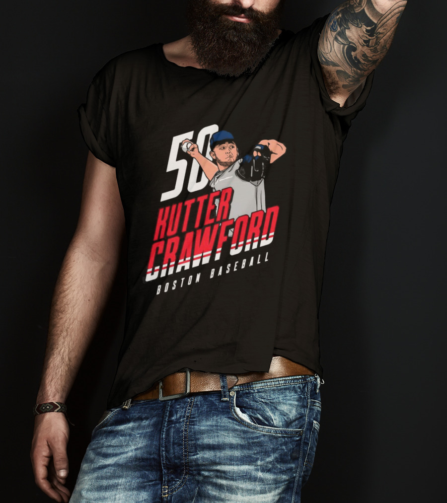 50 Kutter Crawford Boston Baseball T-Shirt