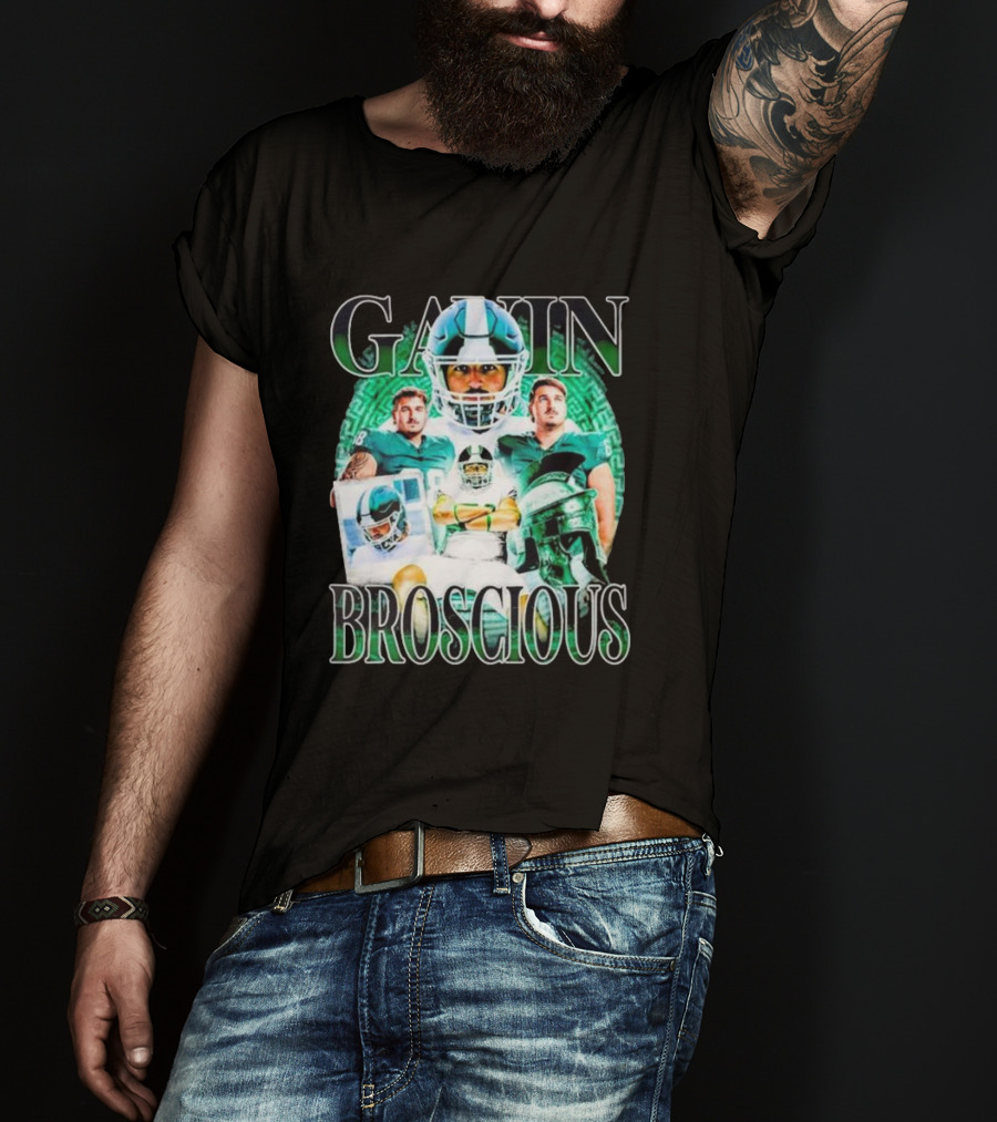 Gain Broscious Football Imagery With Players And Helmet T-Shirt