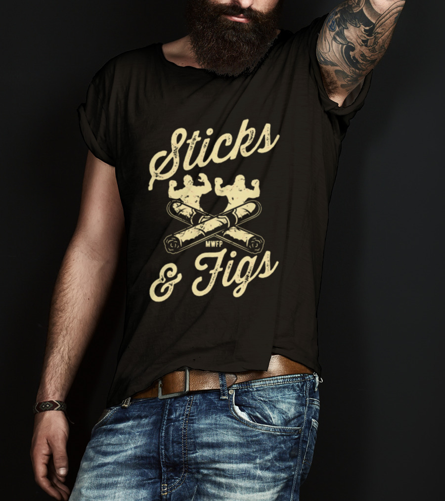 Sticks And Figs MWFP Iconic Arm Flexing Roll T-Shirt